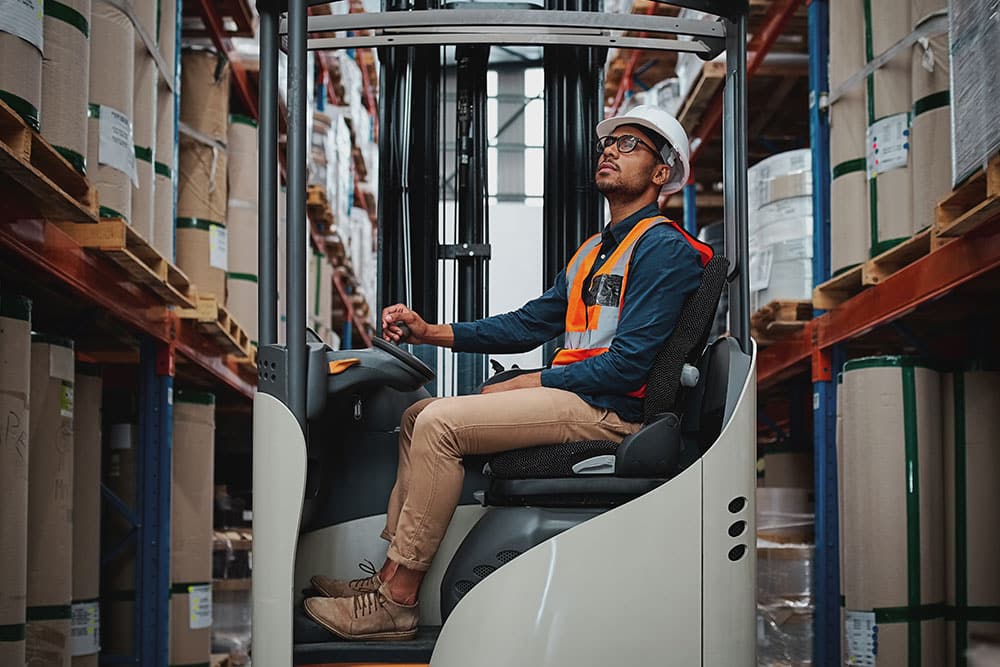 Employee benefiting from mindfulness at work